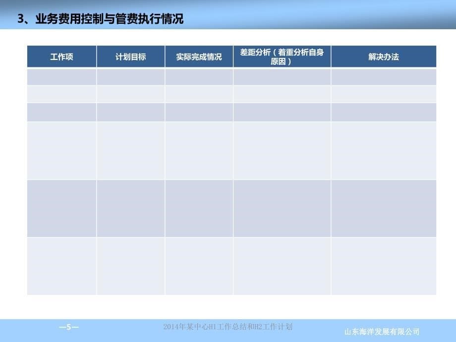 2021年某中心H1工作总结和H2工作计划(经典实用)_第5页