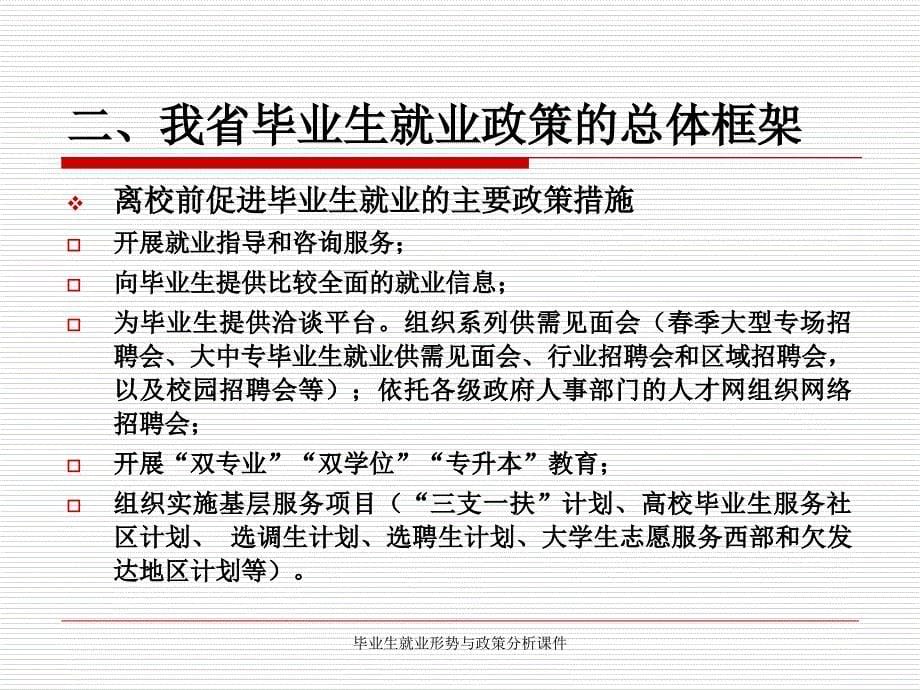 毕业生就业形势与政策分析课件_第5页