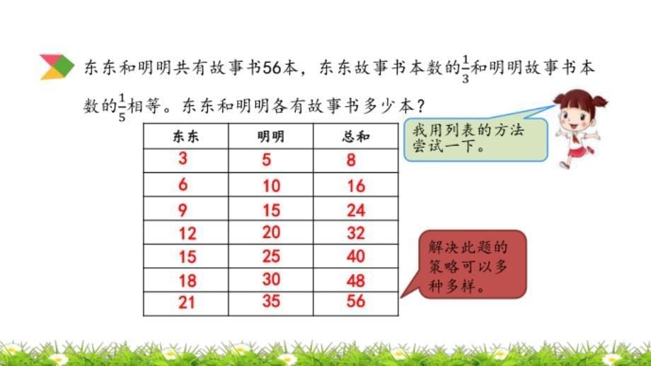 北京课改版六年级数学下册总复习课件：1.16 解决问题（3_第5页