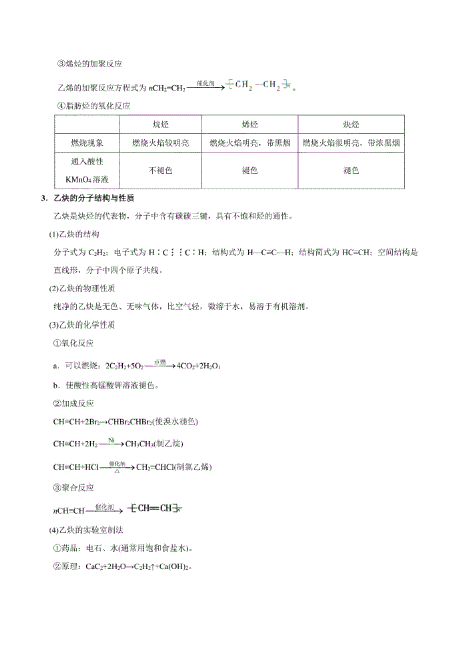 考点61 烃和卤代烃——备战高考化学一轮复习_第3页