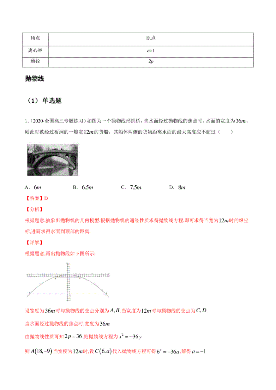 高考数学新高考下基于问题探究考点4.4 抛物线_第2页