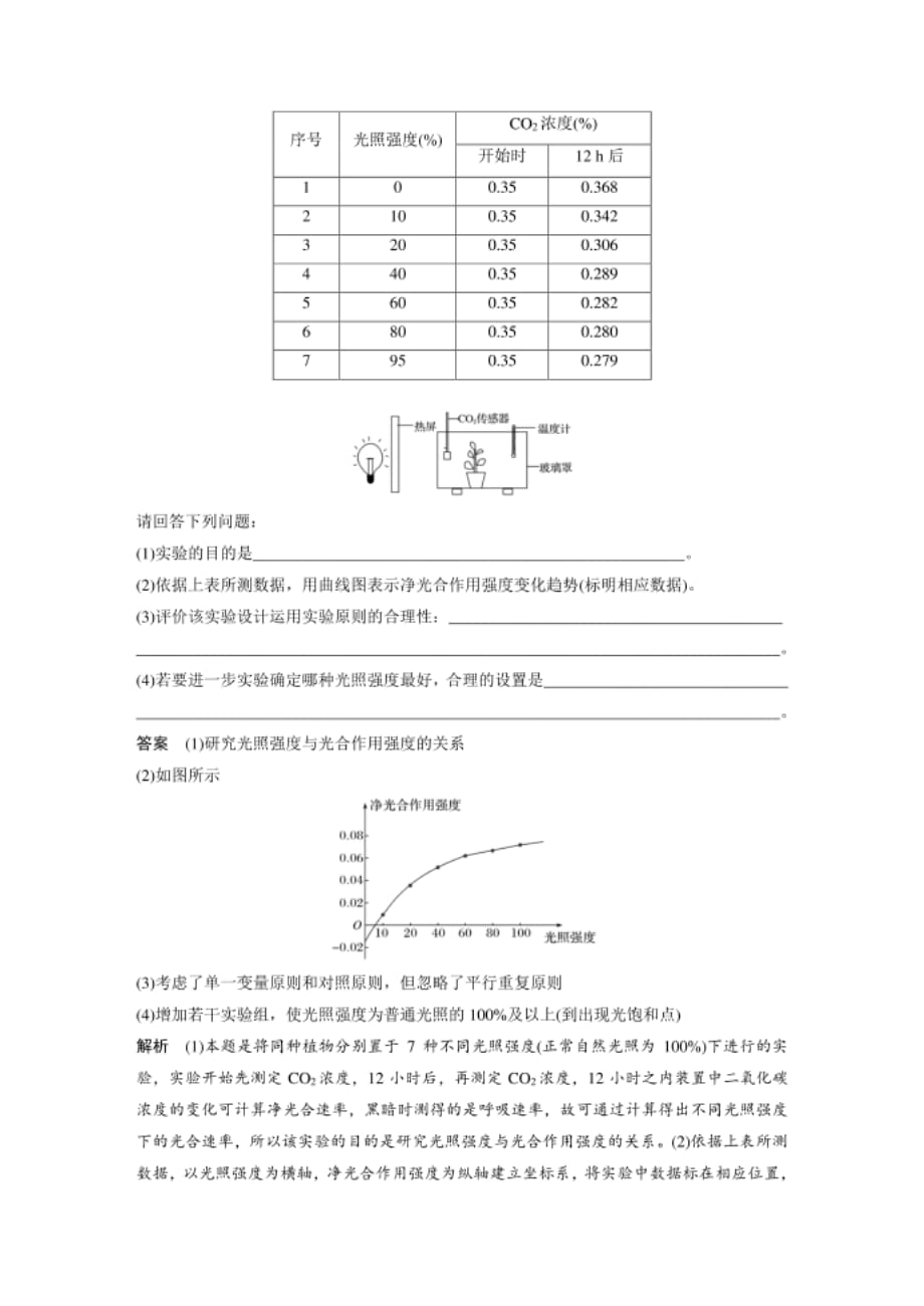 高考生物二轮复习综合训练(一)_第4页