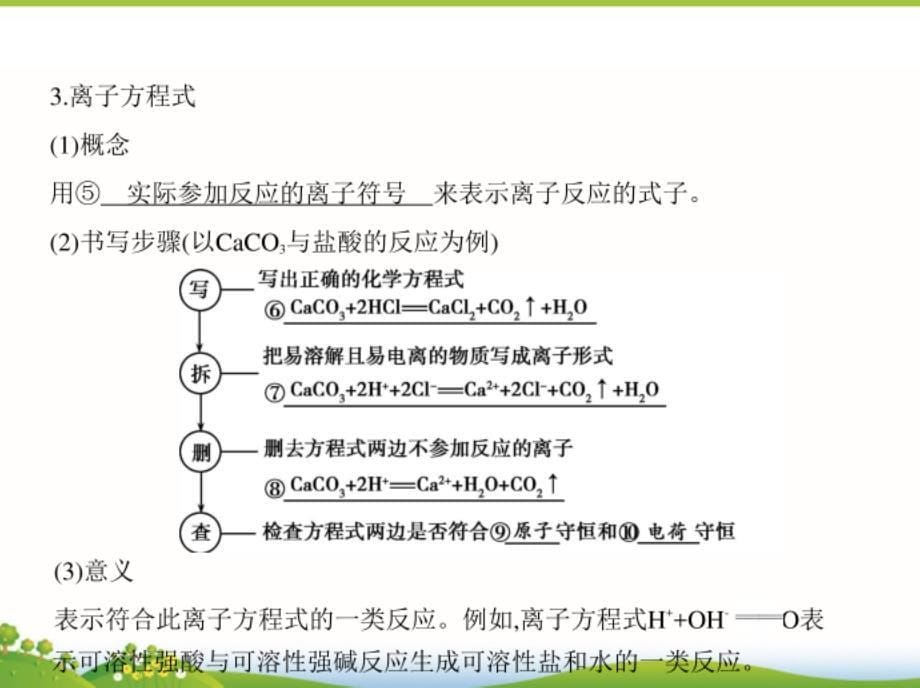 高考化学一轮复习课件：第4讲《离子反应》_第5页