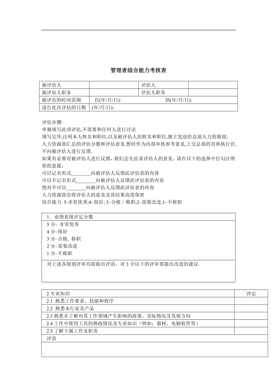 各种绩效图表汇总（KPI360平衡记分卡MBO）_第3页