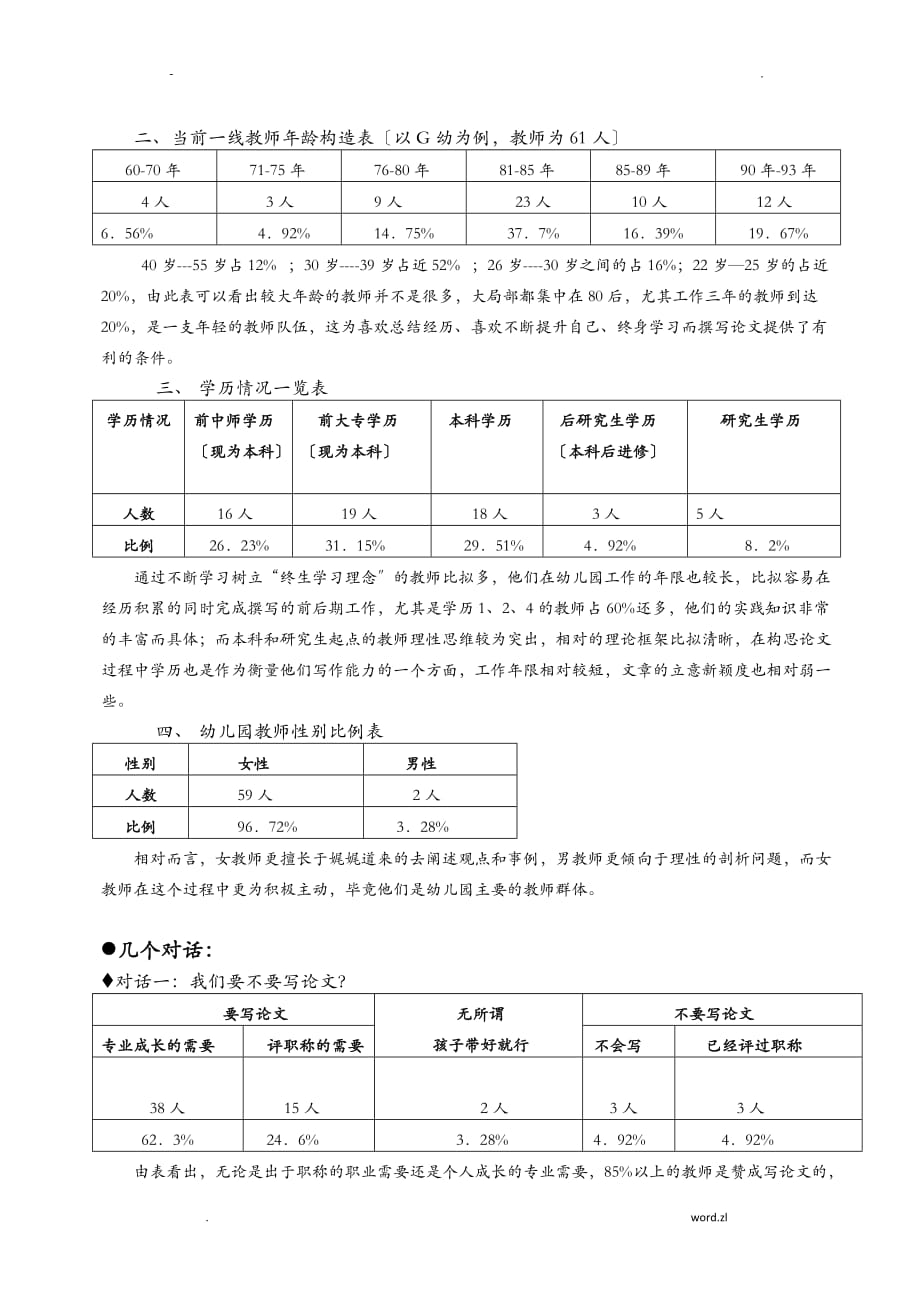 幼儿园教师论文撰写中的困惑调查及对策思考_第2页