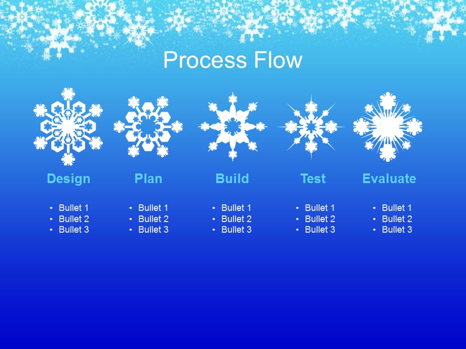 精美蓝色背景雪花_第3页
