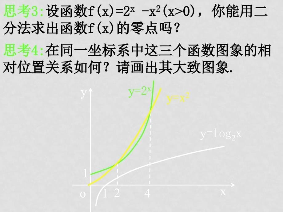 高中数学《幂、指、对数函数增长的比较》课件 北师大版必修1_第5页