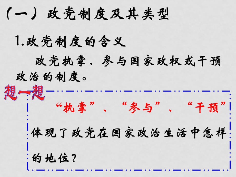 高中政治 6.3　中国特色的政党制度　课件2人教版必修2_第3页