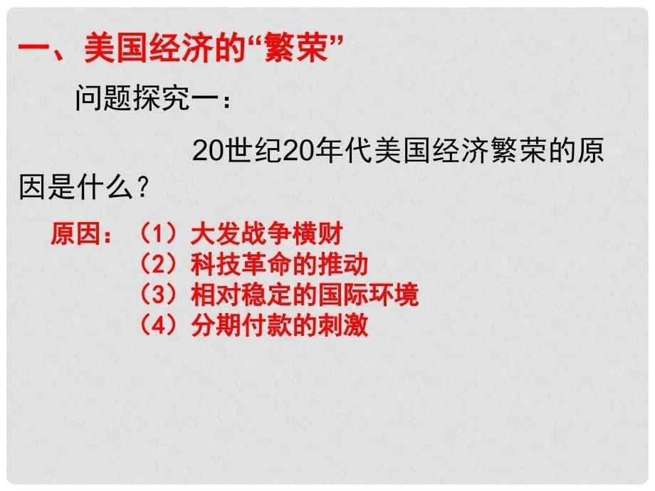 高中历史：6.17 空前严重的资本主义世界经济危机 江苏课件 新人教必修2_第5页