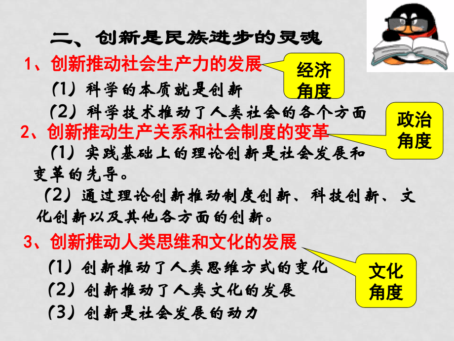 高中政治.2创新是民族进步的灵魂课件新人教版必修4_第2页