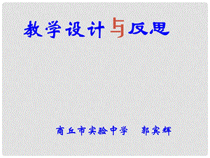 河南省七年级数学优质课课件及教案15 平面直角坐标系郭老师教学设计与反思