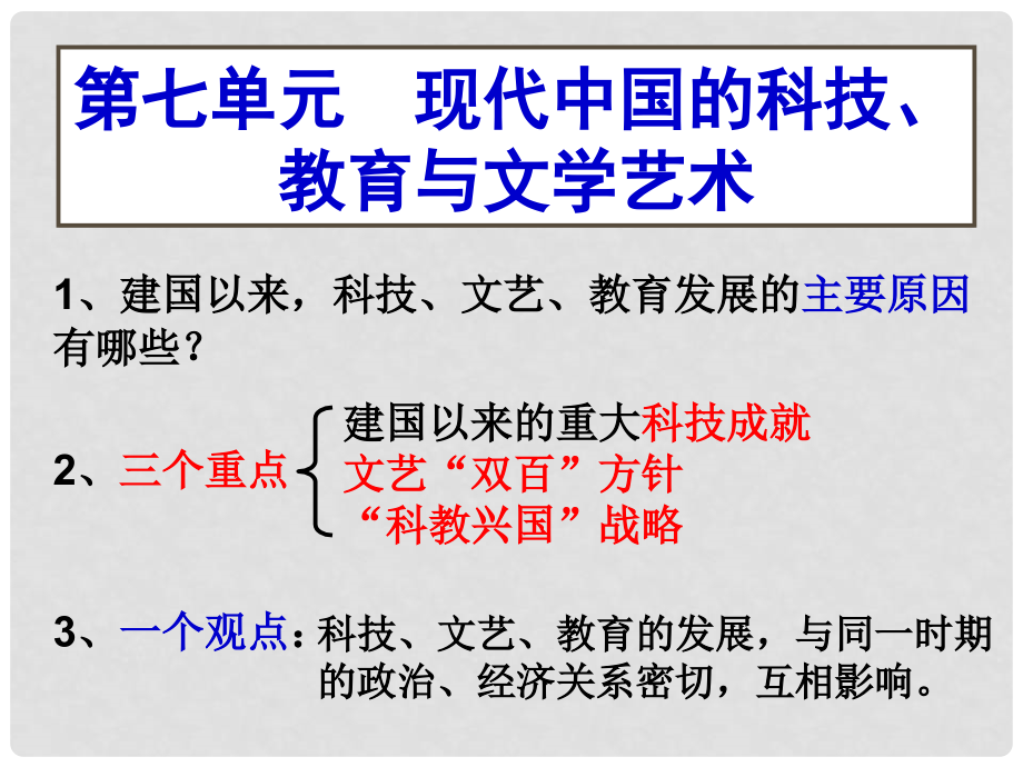 高中历史：7.19《建国以来的重大科技成就》课件（3）新人教版必修3_第1页