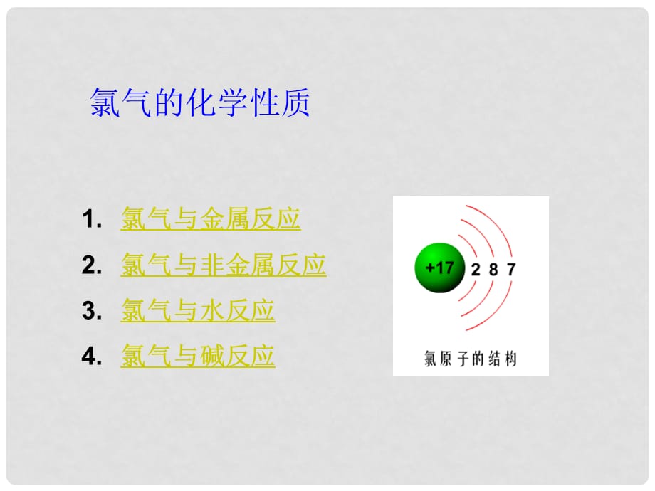 高中化学：2.2《海水中的氯》课件沪科版_第4页