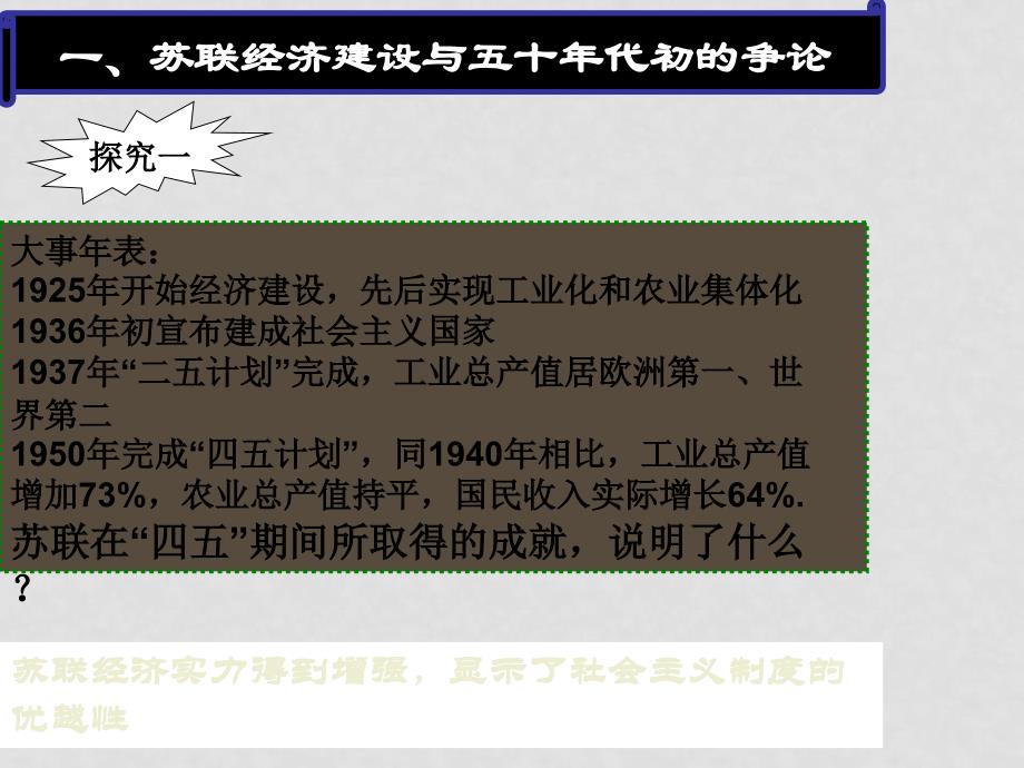 高中政治斯大林对社会主义经济理论的探索课件人教版选修2_第2页