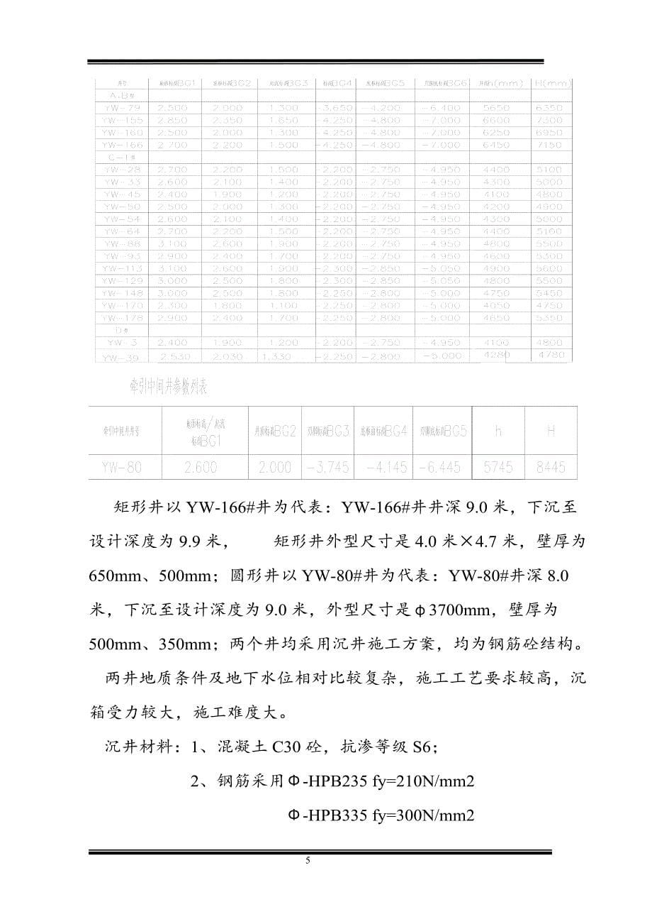 高富路二环路污水压力道矩型工作井方案_第5页