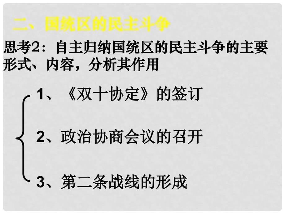 高中历史《为了独立富强民主的新中国》课件岳麓版选修二_第5页