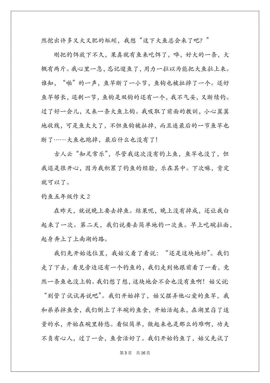 2021钓鱼五年级作文_第3页