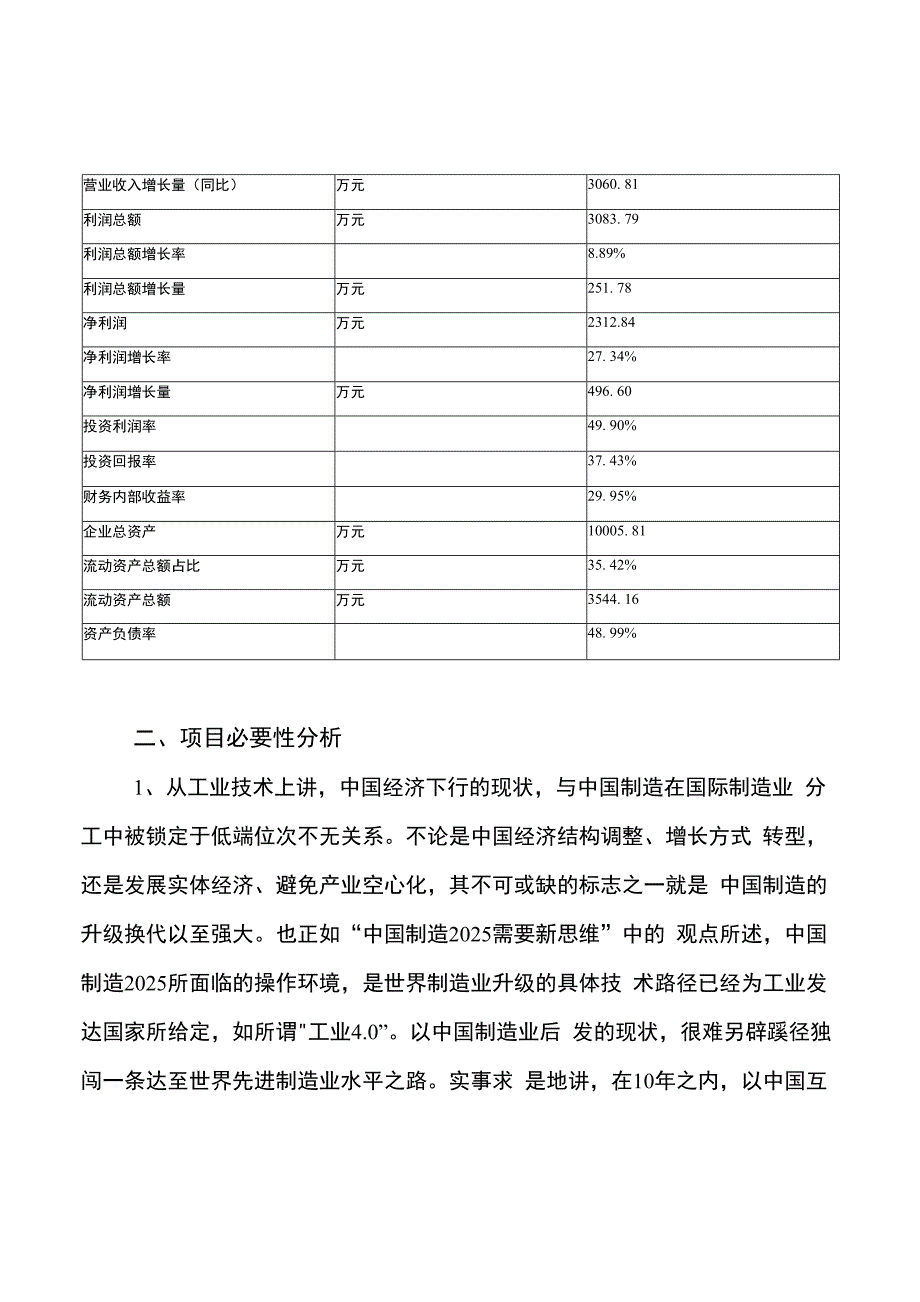 柔巾机项目投资方案及发展规划_第3页