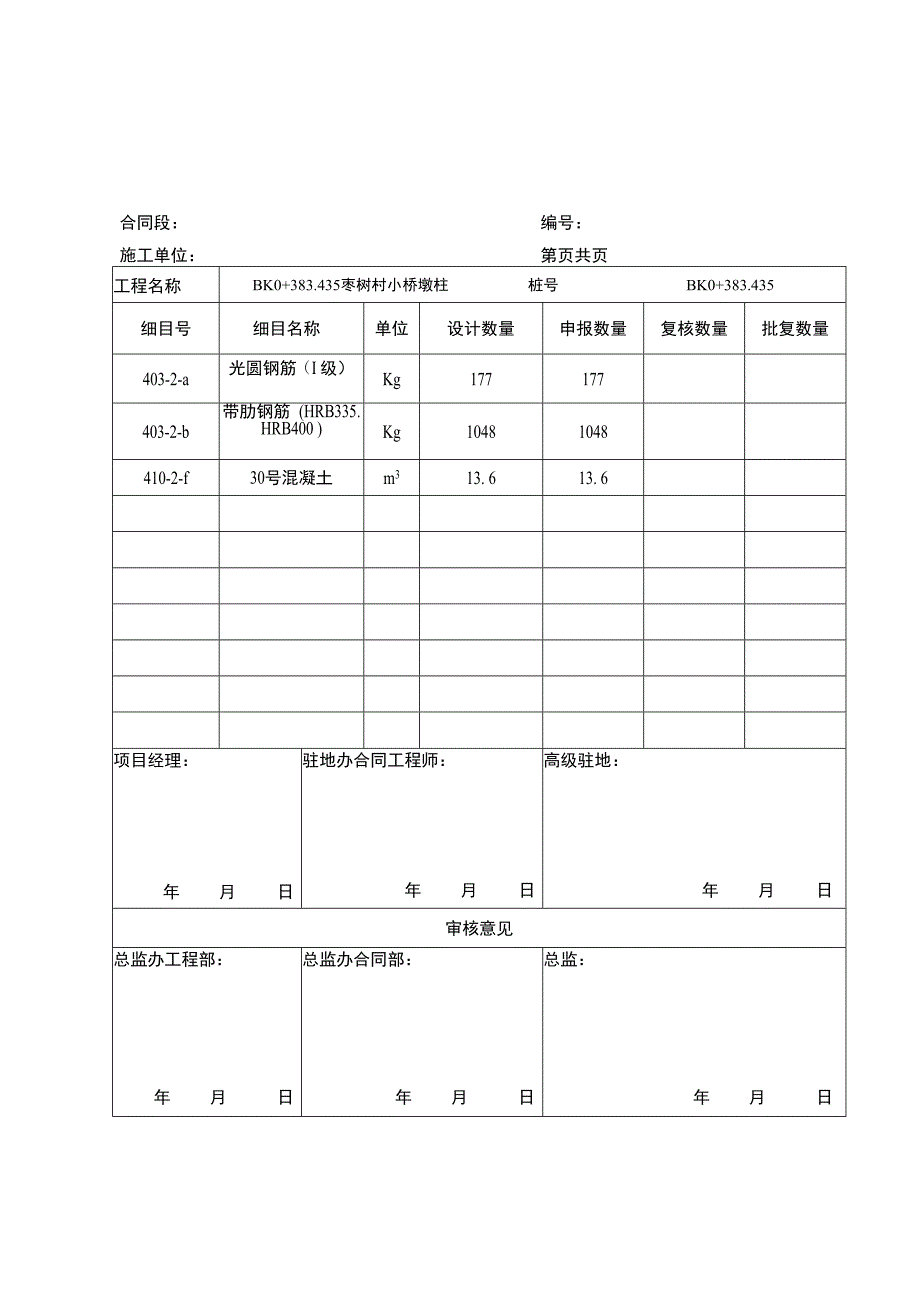 桥梁工程-墩柱施工开工报告项_第4页