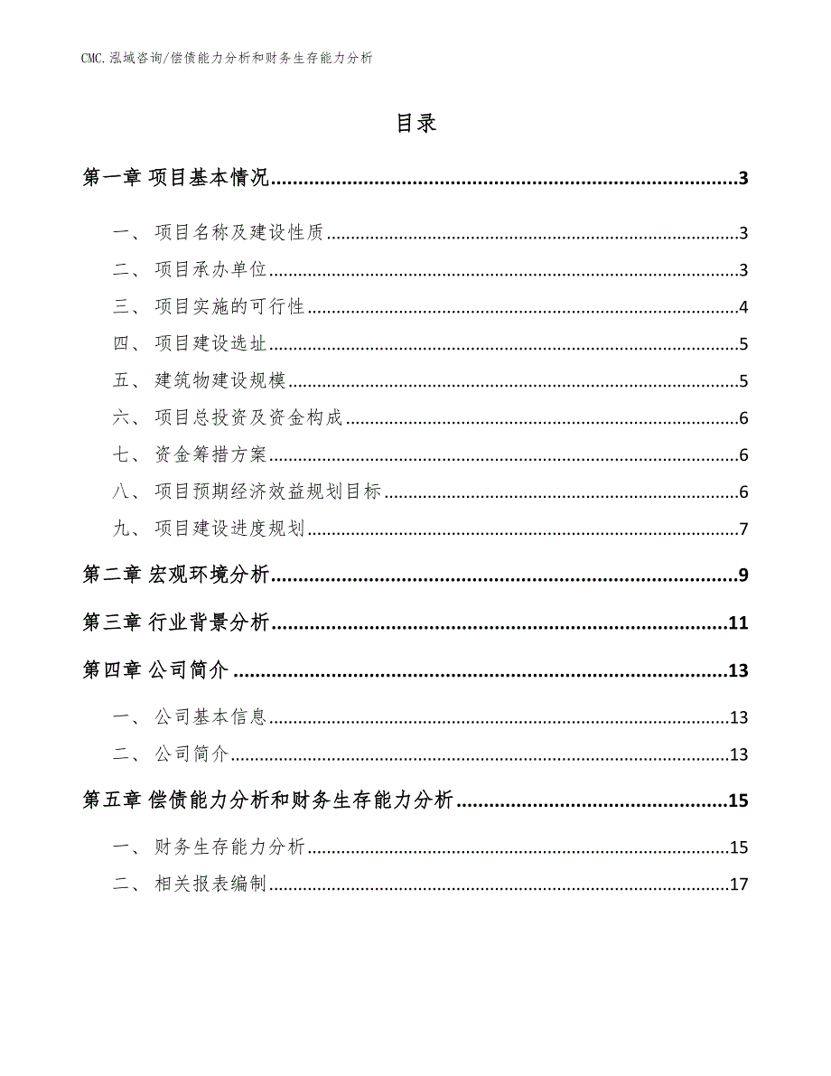 磷矿石公司偿债能力分析和财务生存能力分析（参考）_第2页