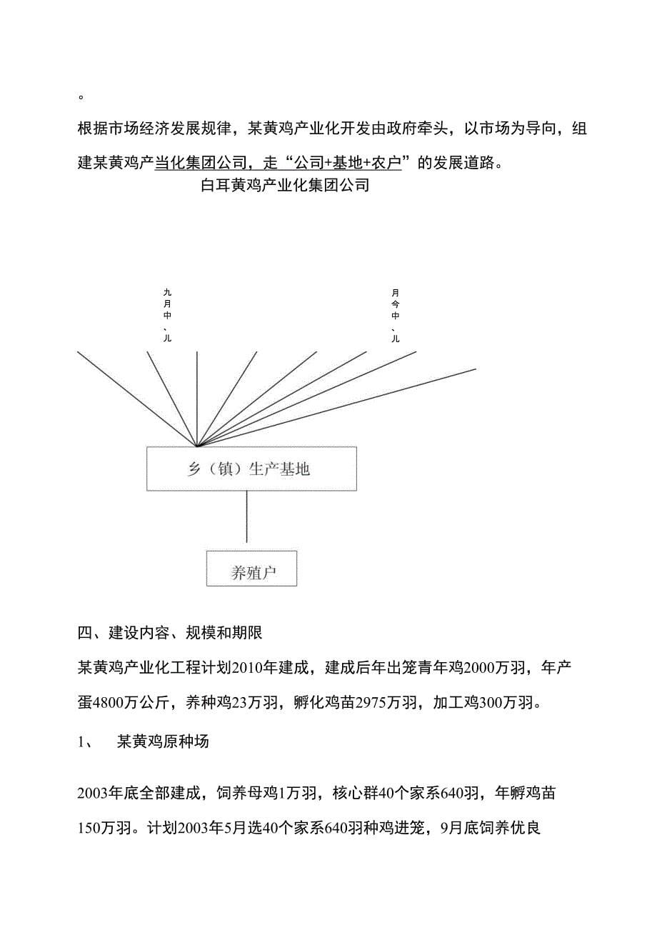 某黄鸡产业化生产可行性研究报告-农业项目可行性研究报告、商业计划书_第5页