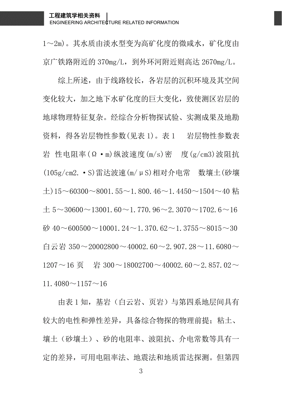 物探在南水北调中线天津干渠勘探中的应用_第3页