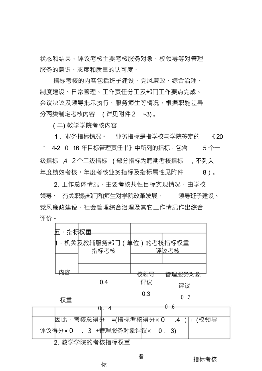 大学2015年度考核办法_第3页