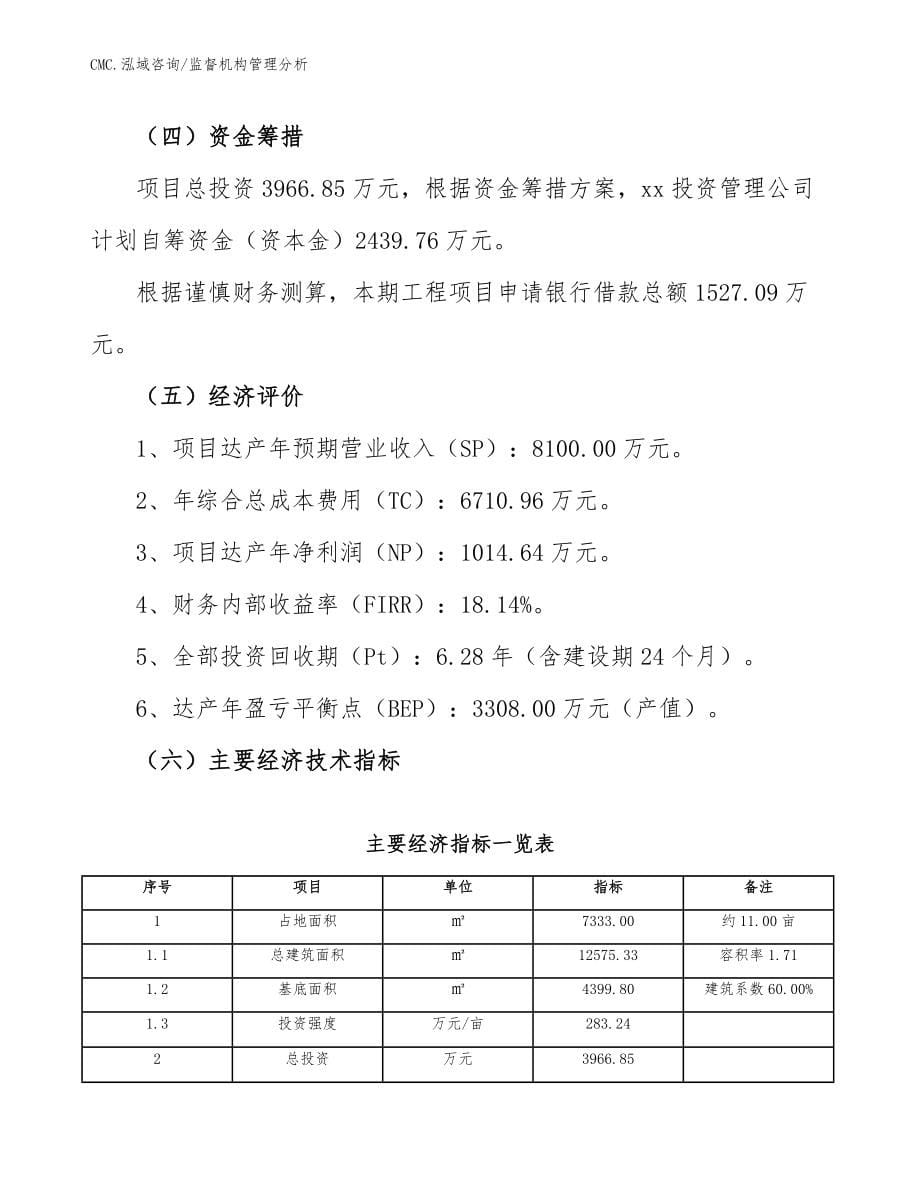 光掩模玻璃基板项目监督机构管理分析（参考）_第5页