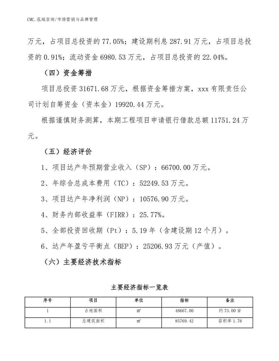 三氯异氰尿酸钠项目市场营销与品牌管理（范文）_第5页