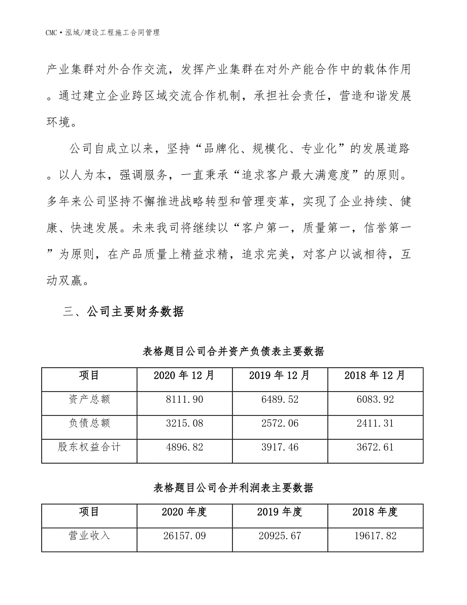 天然橡胶公司建设工程施工合同管理（范文）_第3页