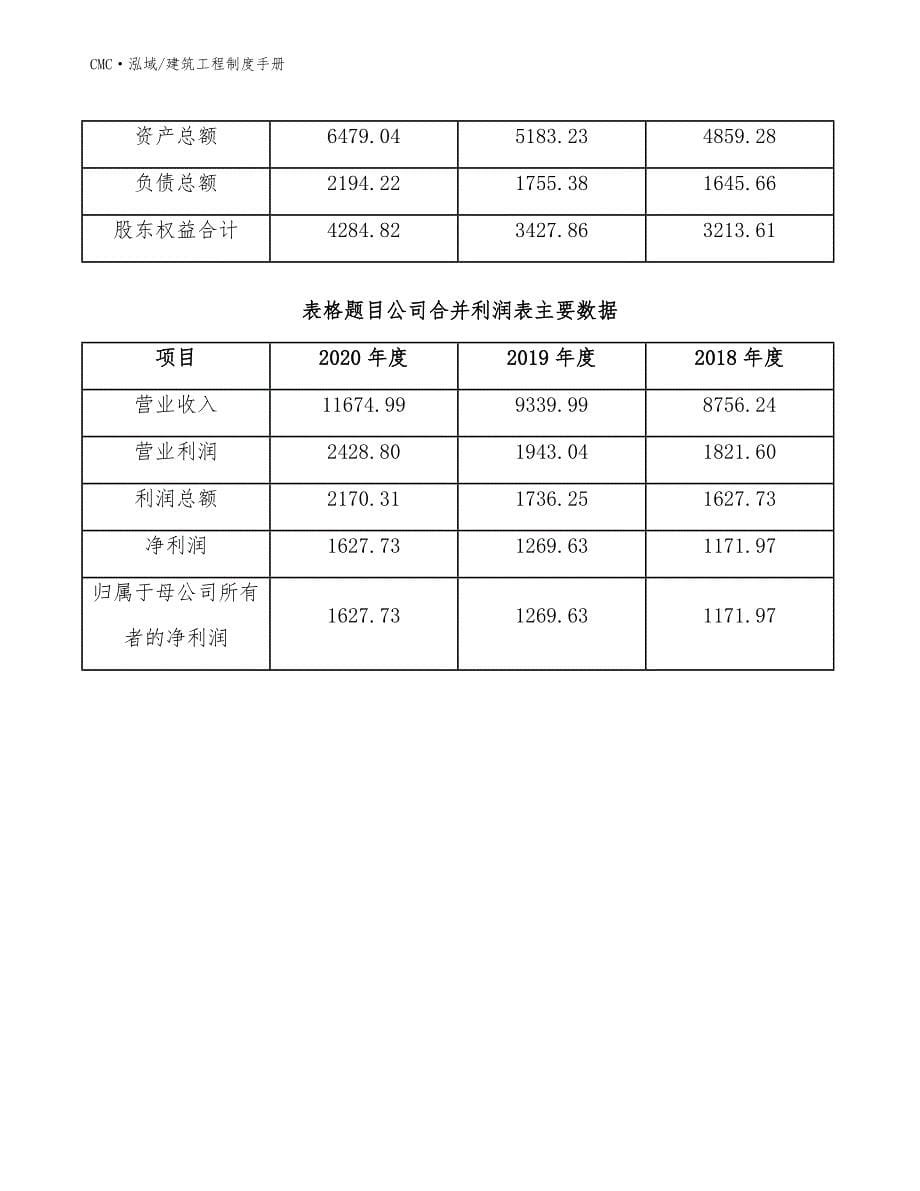 代餐粉项目建筑工程制度手册（范文）_第5页