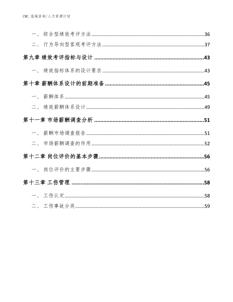 粉末冶金项目人力资源计划（参考）_第3页