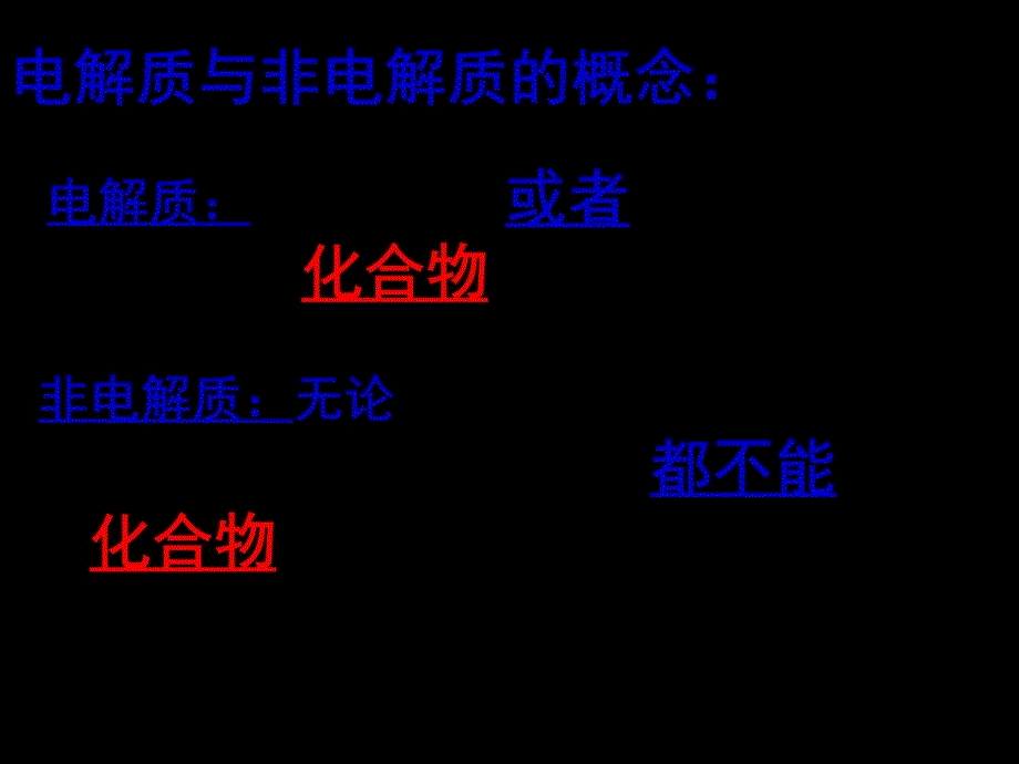 高中化学专题1化学家眼中的物质世界第一单元电解质与非电解质课件苏教版必修2演示教学_第4页