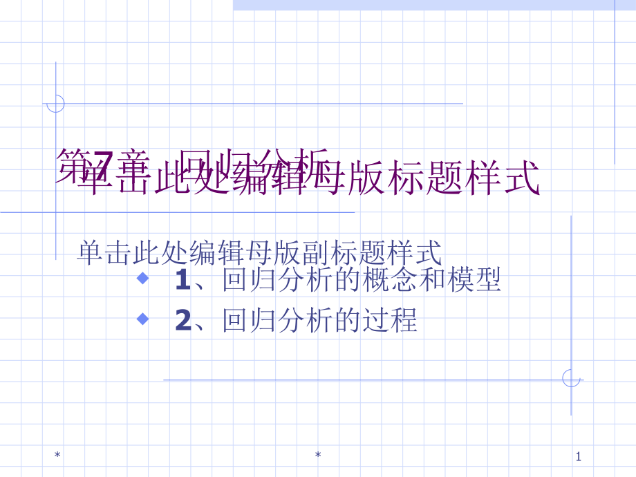 SPSS第07章回归分析培训课件_第1页