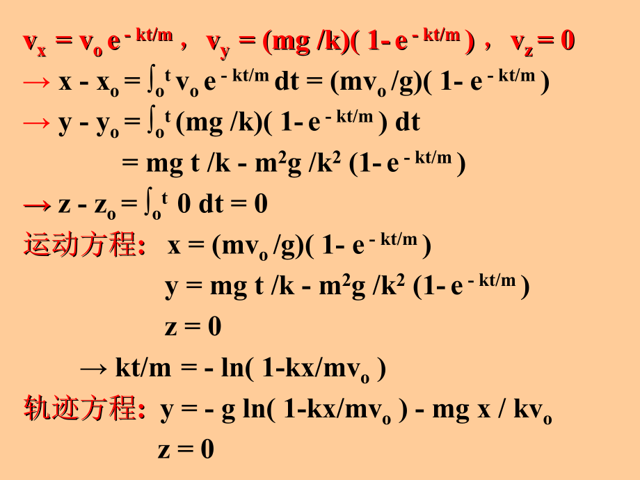 理论力学牛顿动力学方程演示教学_第5页