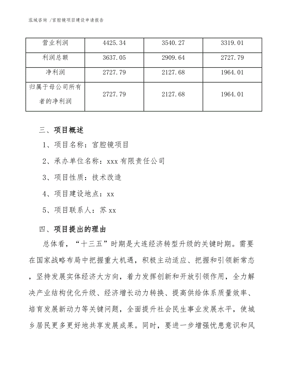 宫腔镜项目建设申请报告（范文参考）_第4页