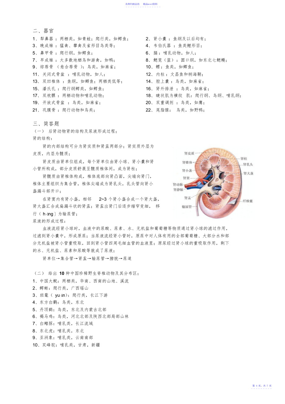 动物学期末复习资料_第4页