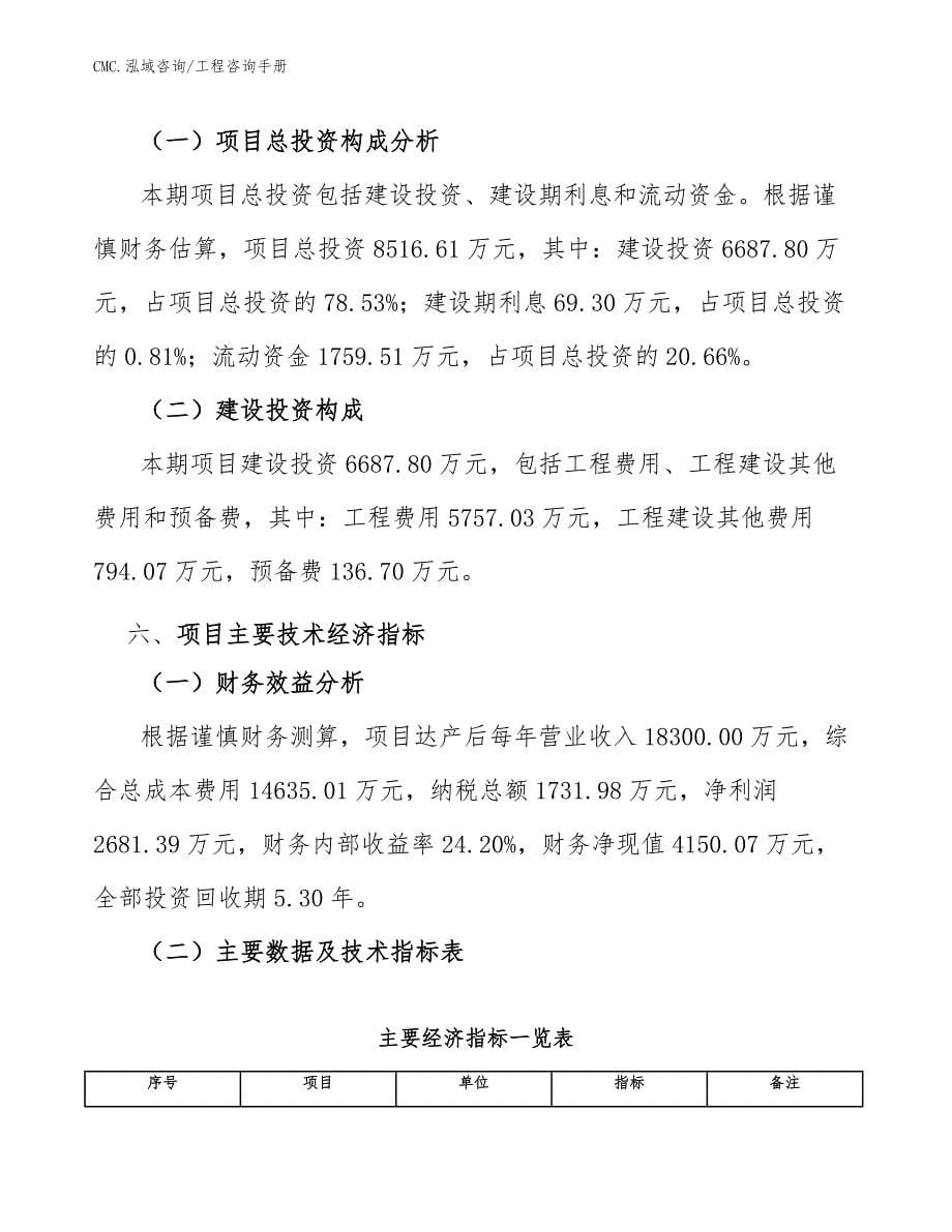 聚酰亚胺薄膜项目工程咨询手册（模板）_第5页