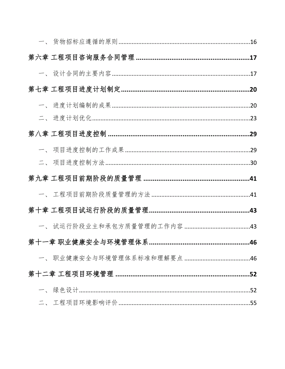 生丝公司工程组织管理规划（模板）_第2页