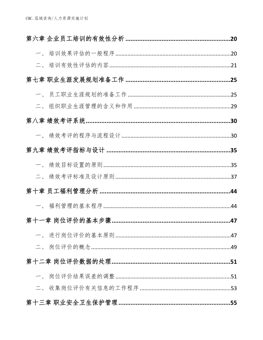 儿童机器人公司人力资源实施计划（模板）_第2页