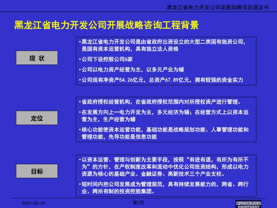 新华信黑龙江省电力开发公司战略规划_第3页