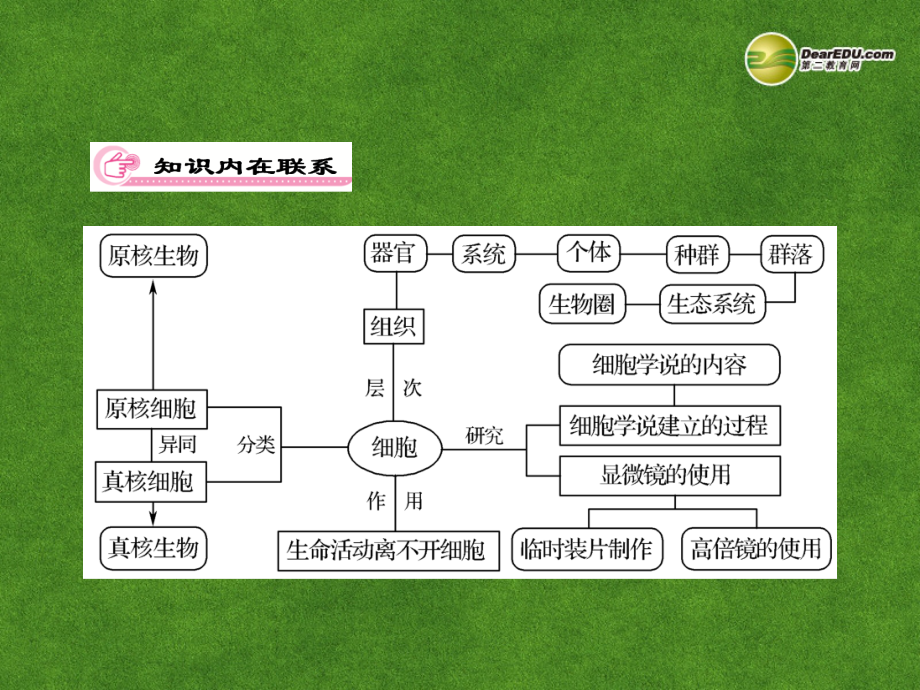 【红对勾】2021版高中生物 走近细胞章末整合与评估1讲义手册课件 新人教版必修1_第3页