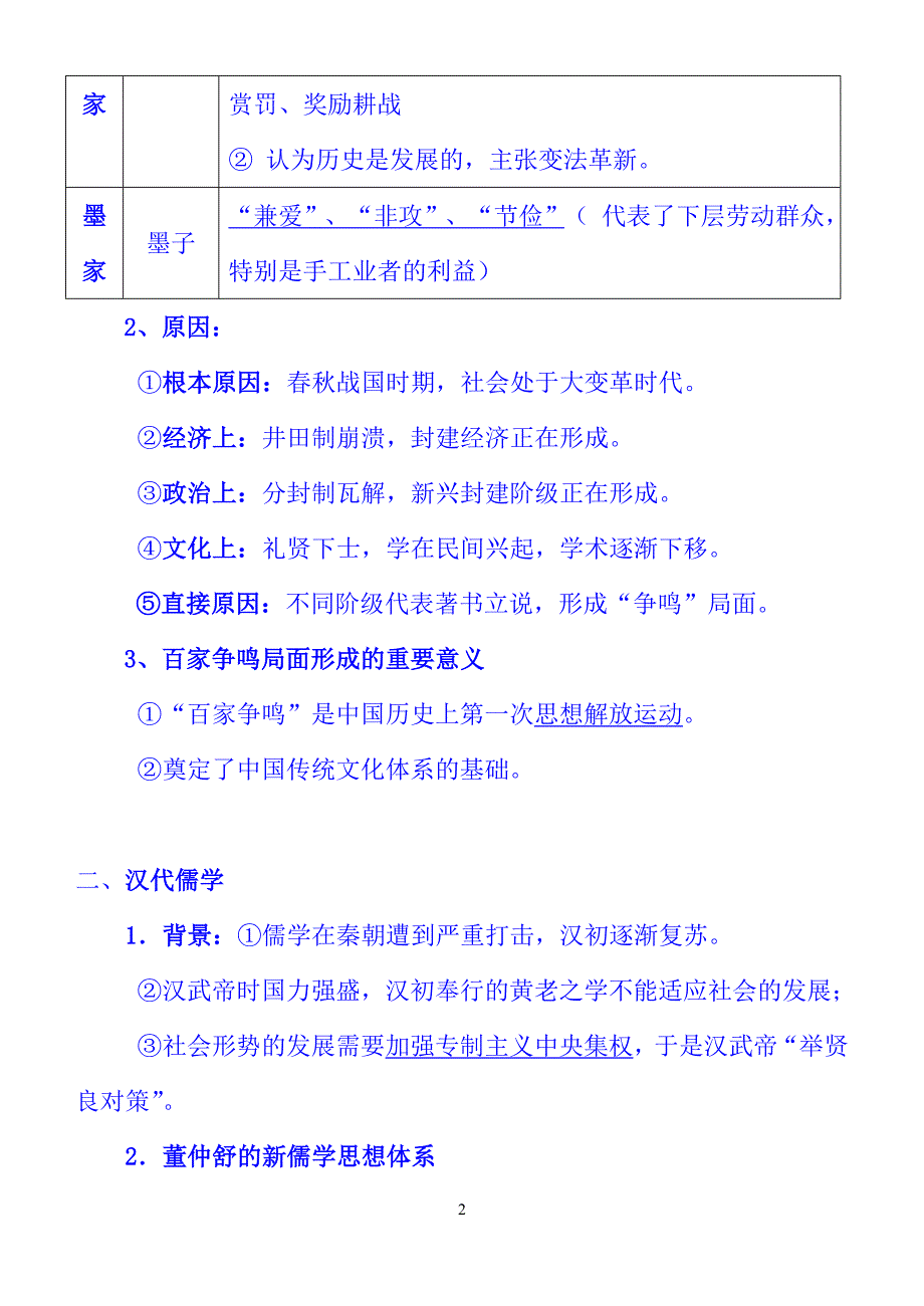 2022年高考历史专题复习提纲（必修三1～８章）_第2页