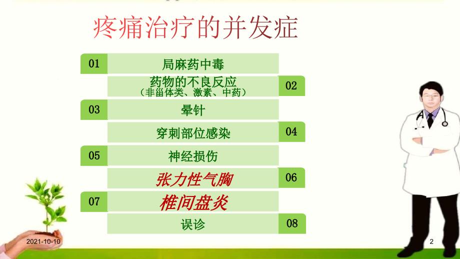 疼痛治疗的并发症分析与管理_第2页