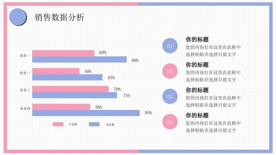 粉蓝色几何简约电商数据分析PPT通用模板_第5页