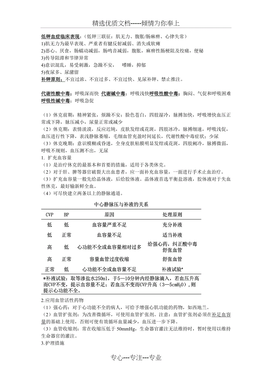 外科护理学重点(共11页)_第1页