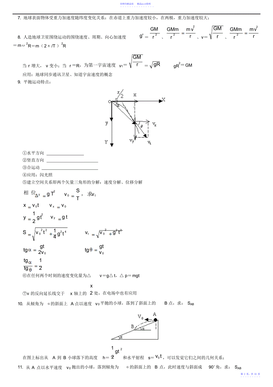 高中物理所有知识点总结2_第2页