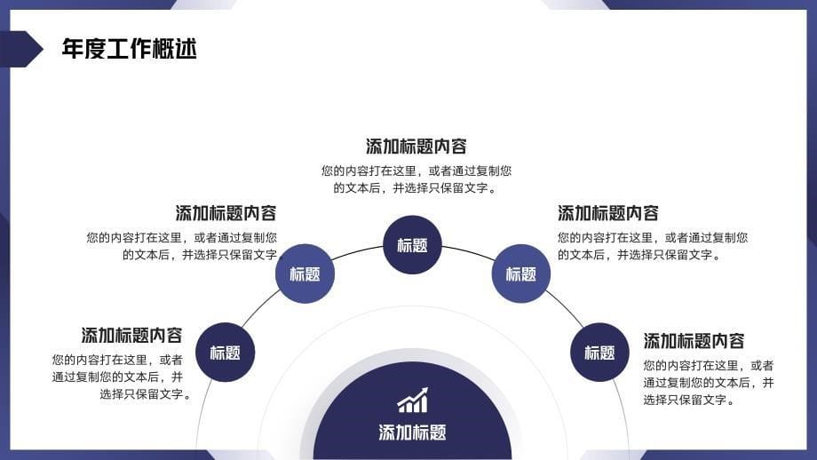 简约蓝色年终总结新年计划PPT模板_第5页