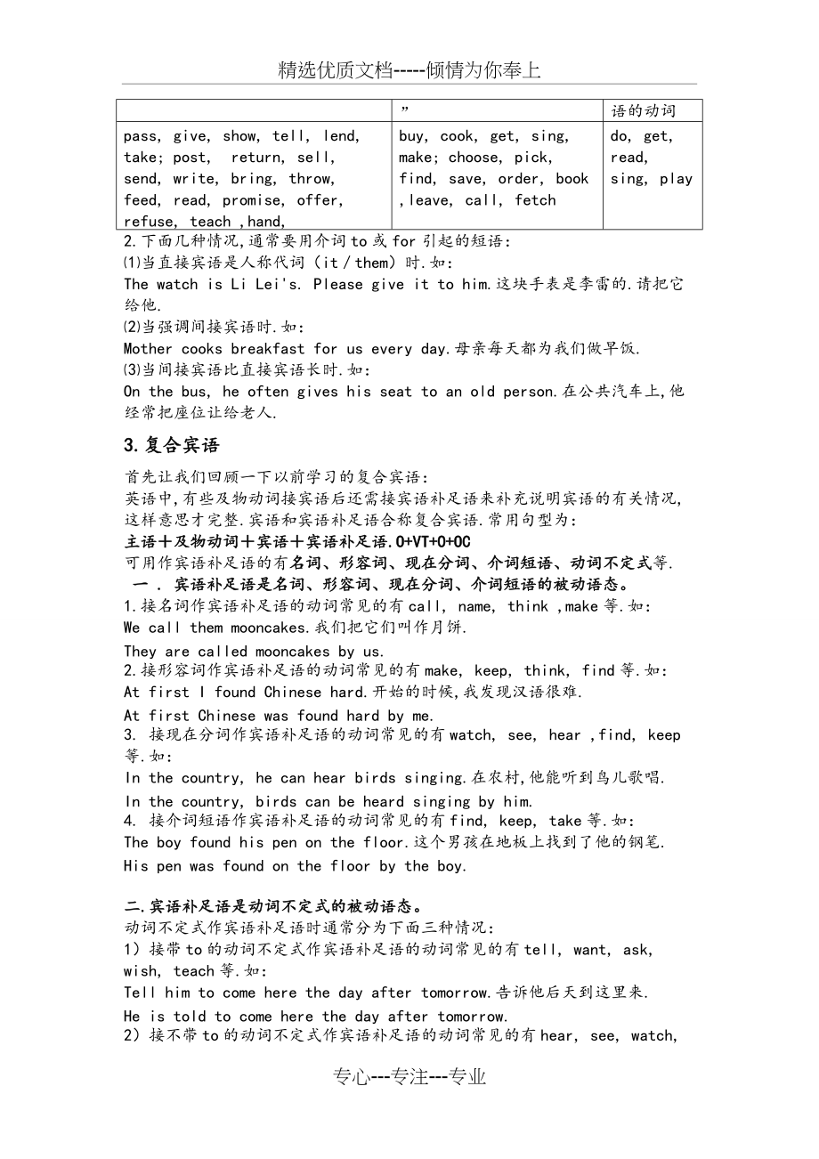 被动语态之二特殊句型篇(共8页)_第4页