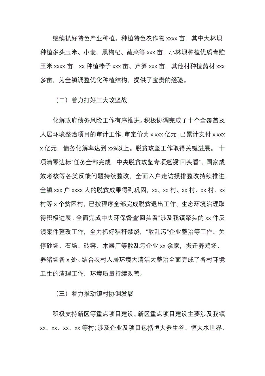 乡镇2021年推动镇村发展工作总结和下一年工作安排_第2页